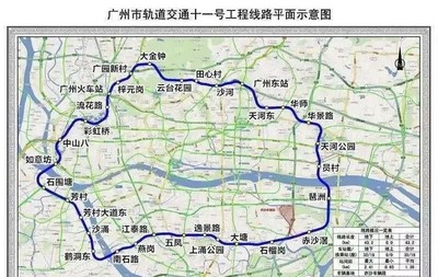 广州地铁11号线什么时候开通,广州11号线地铁预计完工
