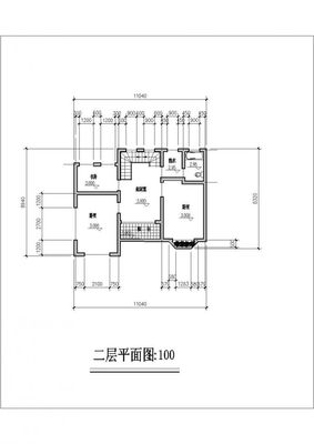 二层小别墅设计平面图,二层别墅设计平面图纸00平