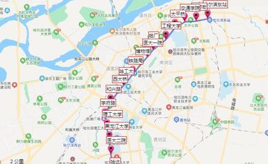 地铁线路图哈尔滨,哈尔滨地铁示意图