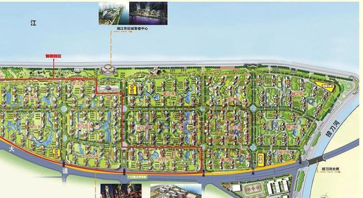 湘江世纪城属于什么社区,湘江世纪城所属街道