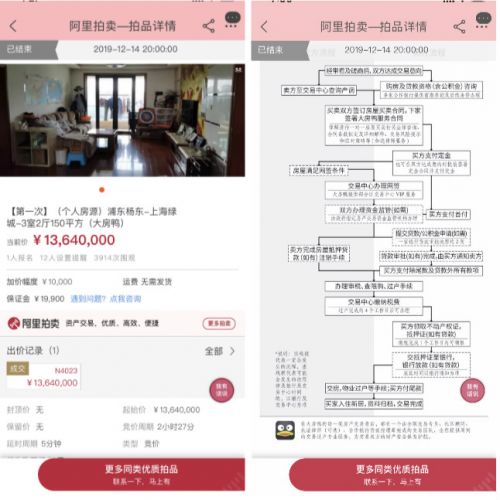 阿里拍卖怎么预约看房产