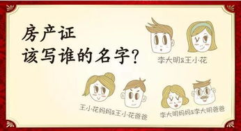 结婚房产证怎么写父母