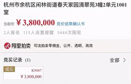 拍卖房产怎么喊价